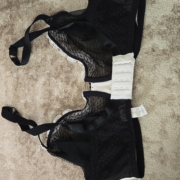 Miss Studio La Perla Black White Bra - Picture 3 of 4